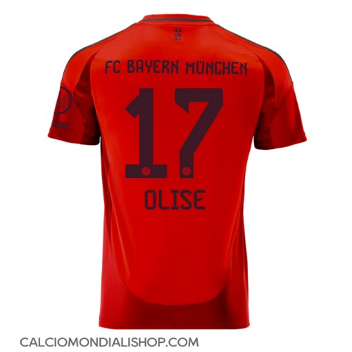 Maglie da calcio Bayern Munich Michael Olise #17 Prima Maglia 2024-25 Manica Corta